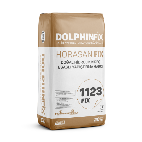HORASAN FIX 1123 - DOĞAL HİDROLİK KİREÇ ESASLI YAPIŞTIRMA HARCI