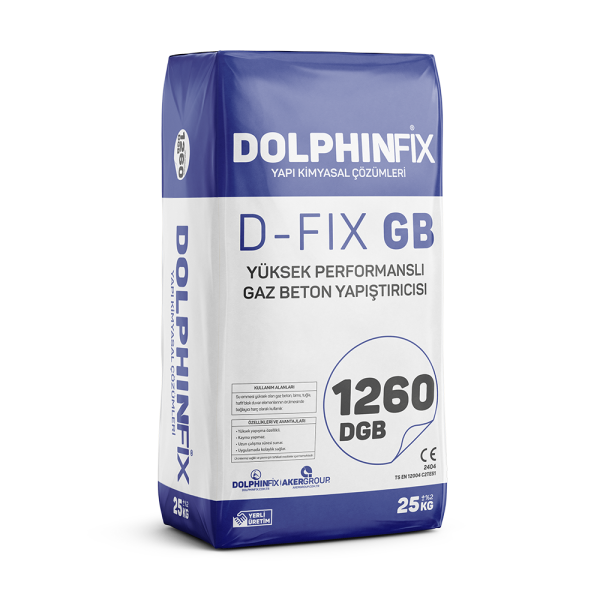 D FIX GB 1260 DGB - YÜKSEK PERFORMANSLI GAZ BETON YAPIŞTIRICISI