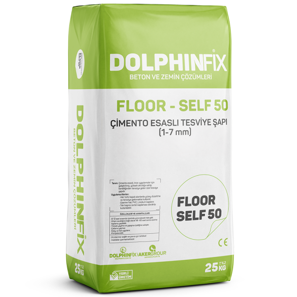 995 S50 - FLOOR - SELF 50 ÇİMENTO ESASLI TESVİYE ŞAPI (1-7 mm)